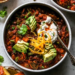 3 Slow Cooker Chipotle Bean Chili